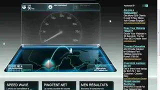 Telus Optik 15 Mbps Internet SpeedTest Video