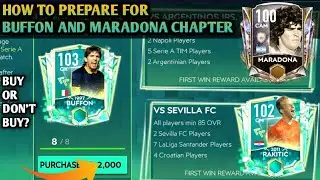 HOW TO PREPARE FOR BUFFON AND MARADONA CHAPTER IN FLASHBACK EVENT | MARKET GUIDE | FLASHBACK GUIDE