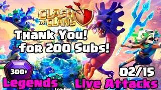 Legends League Pushing Livestream 2/15 (Thank You! for 200 Subs!)