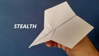 Shocking paper airplanes  77-79. - STEALTH - TUTORIAL