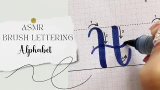 Brush Lettering Alphabet for Beginners: Step by Step Guide 🖌️ | NhuanDaoCalligraphy