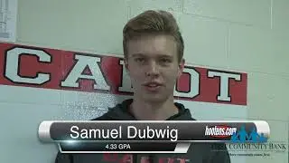 First Community Bank Scholar Athlete of the Week: Cabot P Samuel Dubwig