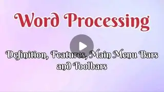 &ldquo;Word Processing in Hindi | Features, Menus & Toolbars Explained | Computer Basics&rdquo;