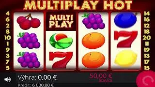 TOP v&yacute;hra 8 000&euro; v hre Multiplay Hot s otočen&iacute;m 50&euro; a n&aacute;sobkom 160x | september 2025