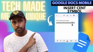 How to insert cent symbol in Google docs mobile | how to add cent sign in google docs mobile