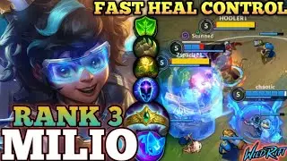 MILIO AMAZING HEAL CONTROL! OVERPOWER META BUILD ABUSE - TOP 3 GLOBAL MILIO BY chaotic - WILD RIFT