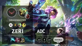 Zeri ADC vs Samira - KR Grandmaster Patch 12.4