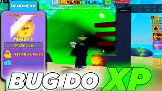 BUG DO XP, O MELHOR BUG DE TODOS!!!🐶 MUSCLE LEGENDS (ROBLOX) 