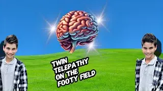 Twin Telepathy On The Footy Field @TakeTwoTwins