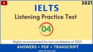 IELTS LISTENING PRACTICE TEST #4 2021 [WITH ANSWERS]  | Cambridge Listening | British Council | GT