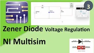 Zener Diode Voltage Regulation 🔌 | Simulation in NI Multisim