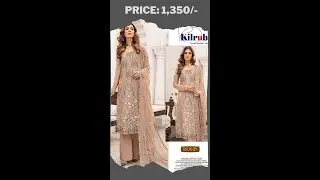 Kilruba Semi-Stitched Party Wear Dress Material | Design No. K-219 #shorts