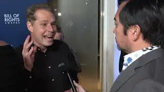 Shepard Fairey Carpet Interview at ACLU SoCal's Bill of Rights Awards 2024