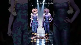 My Hero Academia Takes the Catwalk: Mina Ashido, Kyoka Jiro & Tsuyu Asui Realistic Transformation