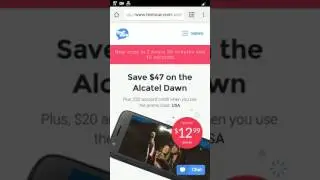 Alcatel Dawn on Sale for $12.99!