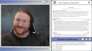 Recruiter Reviews your Resume | EP 17 |  UX Researcher, Software Development Intern, SWE