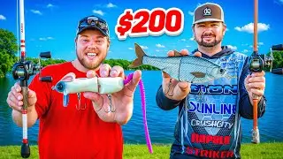 $200 Lure ONLY Fishing Challenge!!