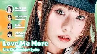 Apink - Love Me More (Line Distribution + Lyrics Karaoke) PATREON REQUESTED