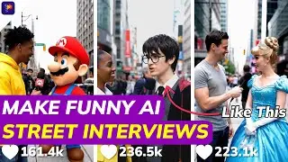 How To Make Funny Street Interviews with Veo3 Fast Model | Funny AI Street Interviews