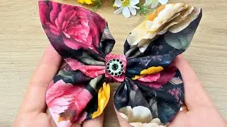 &bull; Quick to sew, easy to sell &mdash; perfect little fabric butterflies#fabriccrafts#sewingproject