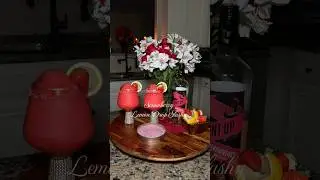 Strawberry Lemon Drop 🍋🍓 #drink #recipe #lemondrop