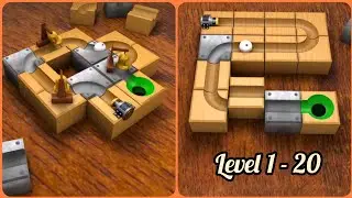 Unblock Ball - Block Puzzle - (Level 1 - 20) Android Gameplay #1