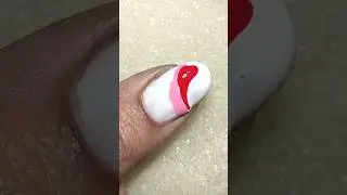 easy nail art designs 💕#youtube #nailart #simplenails #shortvideo