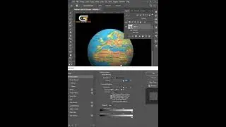 How to Make a Globe  Map in Photoshop | Photoshop Tutorial