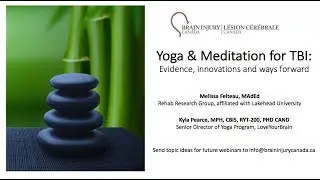 Yoga & Meditation for Brain Injury: Evidence, innovations and ways forward