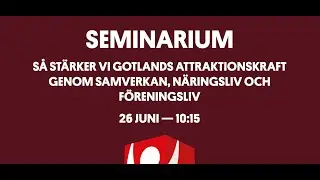 Så stärker vi Gotlands attraktionskraft genom samverkan, näringsliv och föreningsliv – Svenska Spel