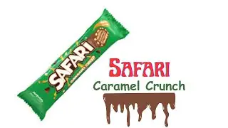 Safari chocolate Caramel Crunch 🍫 | Gandour | Saudi Arabia 🇸🇦 chocolate ASMR @YummyCreamy