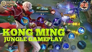 Kong Ming Jungle Gameplay | Honor Of Kings | Item Build 2025