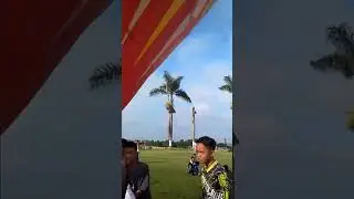 Detik detik penerbangan balon udara (rombongan balon SpaKel) di festival balon kembaran 2021