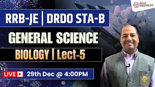 DRDO STA-B 2025-26 |GENERAL SCIENCE | BIOLOGY | Lect-5 |Practice + MCQ/PYQ