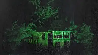 ⛈️🌙 Strong Thunderstorm Sounds for Sleep | Heavy Rain & Powerful Thunder