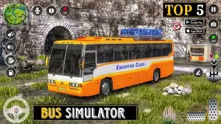 Top 5 Bus Simulator Games For Android | Best Bus Game for Low Devices