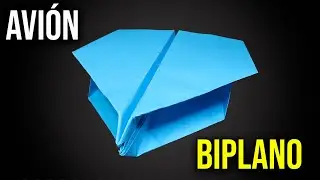 Como Hacer un Avión Planeador de Papel que Vuela Muy Bién 
