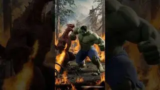 Hulk vs Dragon #hulk #robot #ai#monstervsmonster #dragon #animallife #dragons #hulkvshulk #viral