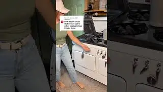 Чистка старинной сковороды на моей плите.