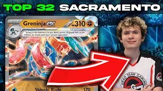 Greninja ex just got Top 32 at Sacramento Regionals In Surging Sparks! (Pokemon TCG Live)