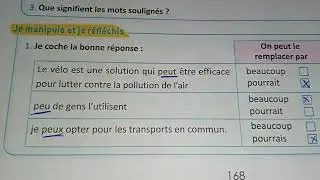 #le Français pratique page 168 / 169