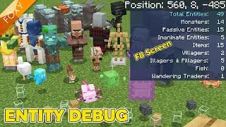 Minecraft Add-On: Entity Debug Screen - No Cheats