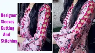 Designer Sleeves Cutting and Stitching | Sleeve Cutting and Stitching