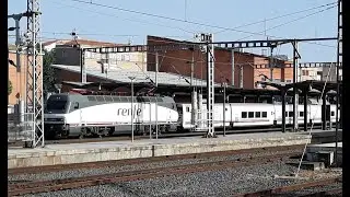 Renfe 252-011 con el Talgo Pendular Intercity Algeciras-Madrid saliendo Puertollano, 12/7/2020