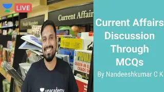 Current Affairs Discussion Through MCQs  | KPSC / SDA / FDA / PSI / KAS | Nandeeshkumar