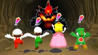 【マリオパーティ6】ミニゲームマリオVsルイージVsピーチVsヨッシー(最強CPU｢たつじん」)