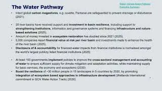 James Dalton - The Water Climate Action Pathway & Marrakech Partnership for Global Climate Action