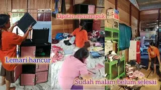Baru sempat ngurus lipatan setelah beberapa hari pindahan 