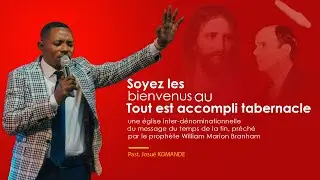 PASTEUR JOSUE KOMANDE | POURQUOI LE SAINT-ESPRIT A-T-IL ETE DONNE | JEUDI 29 JANVIER 2026