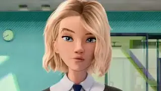 the full story of spider Gwen in the spider verse movies